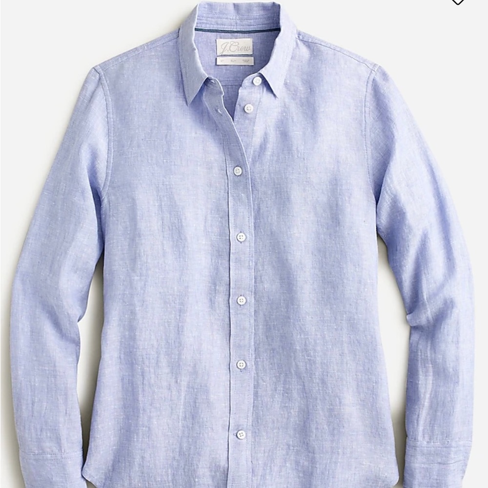 J. Crew slim fit Baird McNutt Irish linen shirt